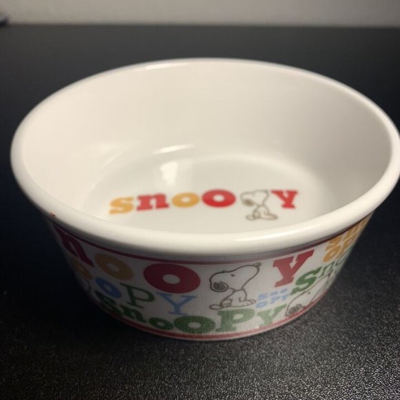 Peanuts Other - Gibson Peanuts Snoopy Pet Food Water 5" New